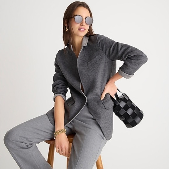 J Crew Leighton blazer-jacket in double-faced wool
Item BJ930 - Picture 2 of 5